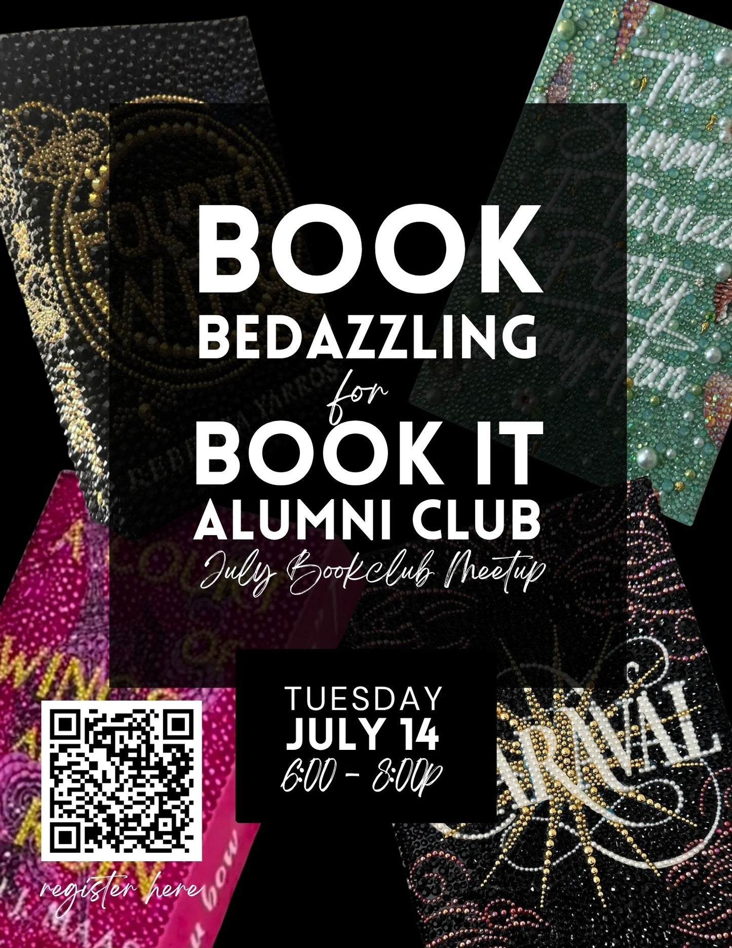 Bedazzle Your Own Book Workshop + Book Club Meetup - July 14