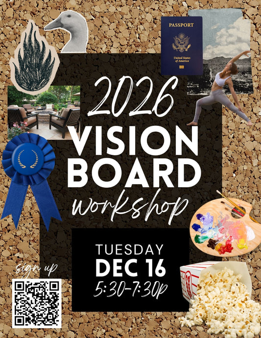 2026 Vision Board Night Workshop - Dec 16