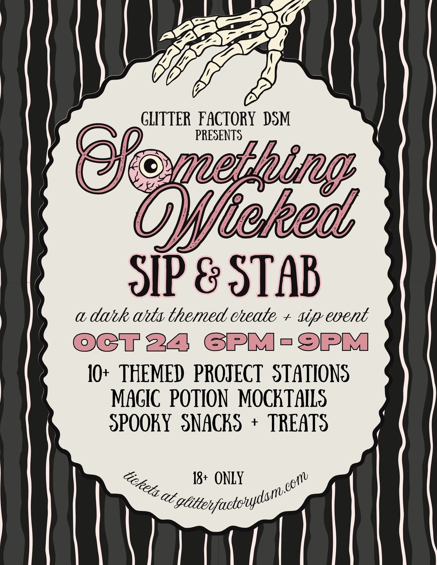 Something Wicked - Dark Arts Sip + Stab Event - Oct 24