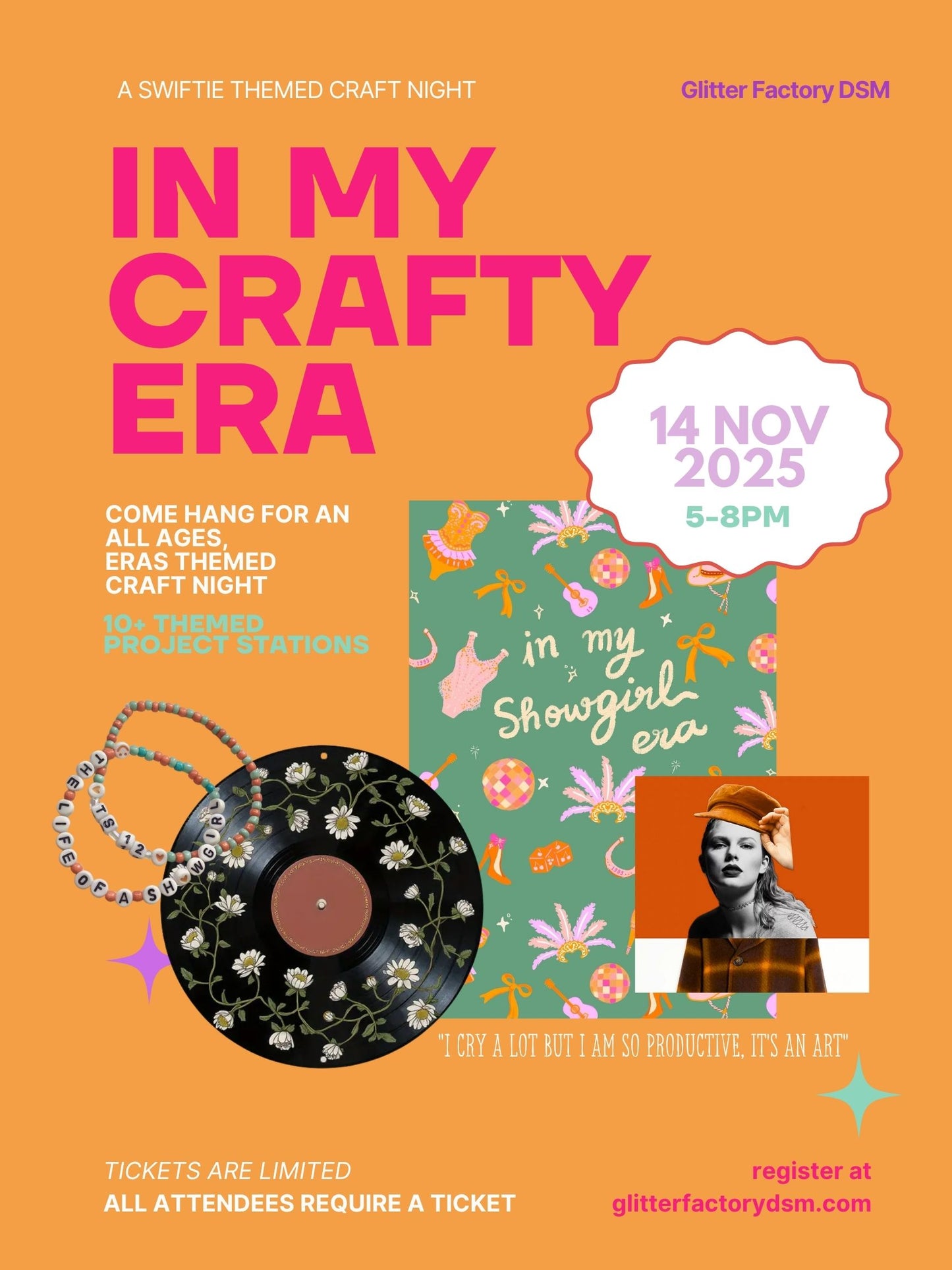 In My Crafty Era - All Ages Swiftie Craft Event - Nov 14