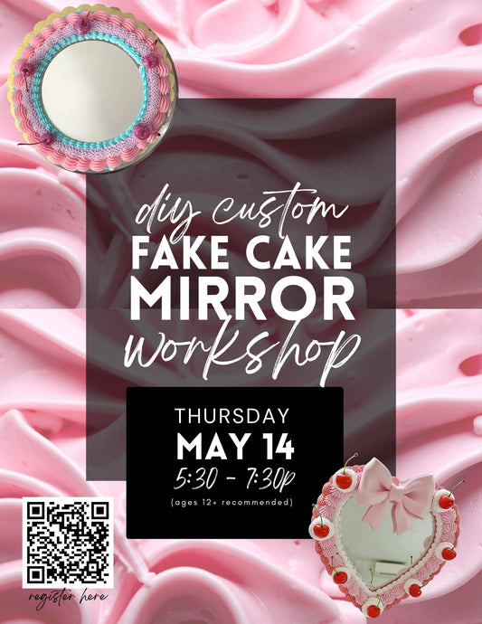 Decorate a Vintage Cake Mirror Workshop - May 14