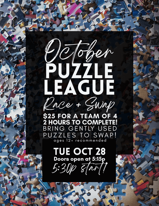 October Speed Puzzle Competition Night - Oct 28