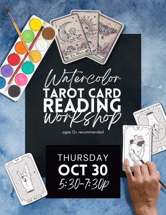 Watercolor Tarot Card Workshop - Oct 30