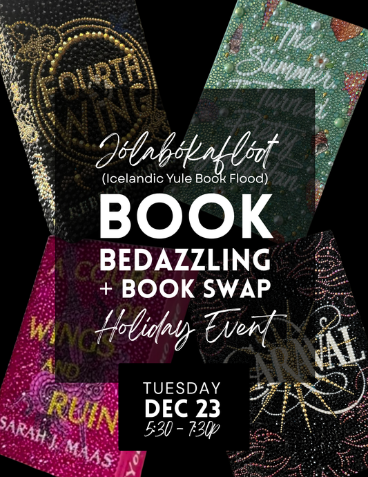 Jólabókaflóð - Book Bedazzling + Book Swap Event - Dec 23