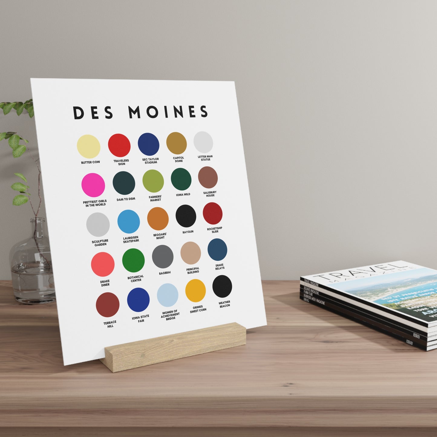 Shades of Des Moines Art Print