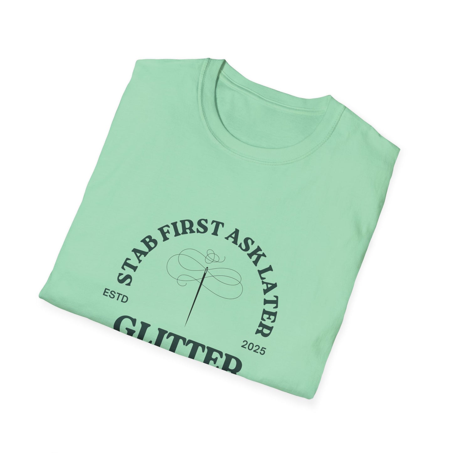 Stab First Glitter Factory DSM Tee