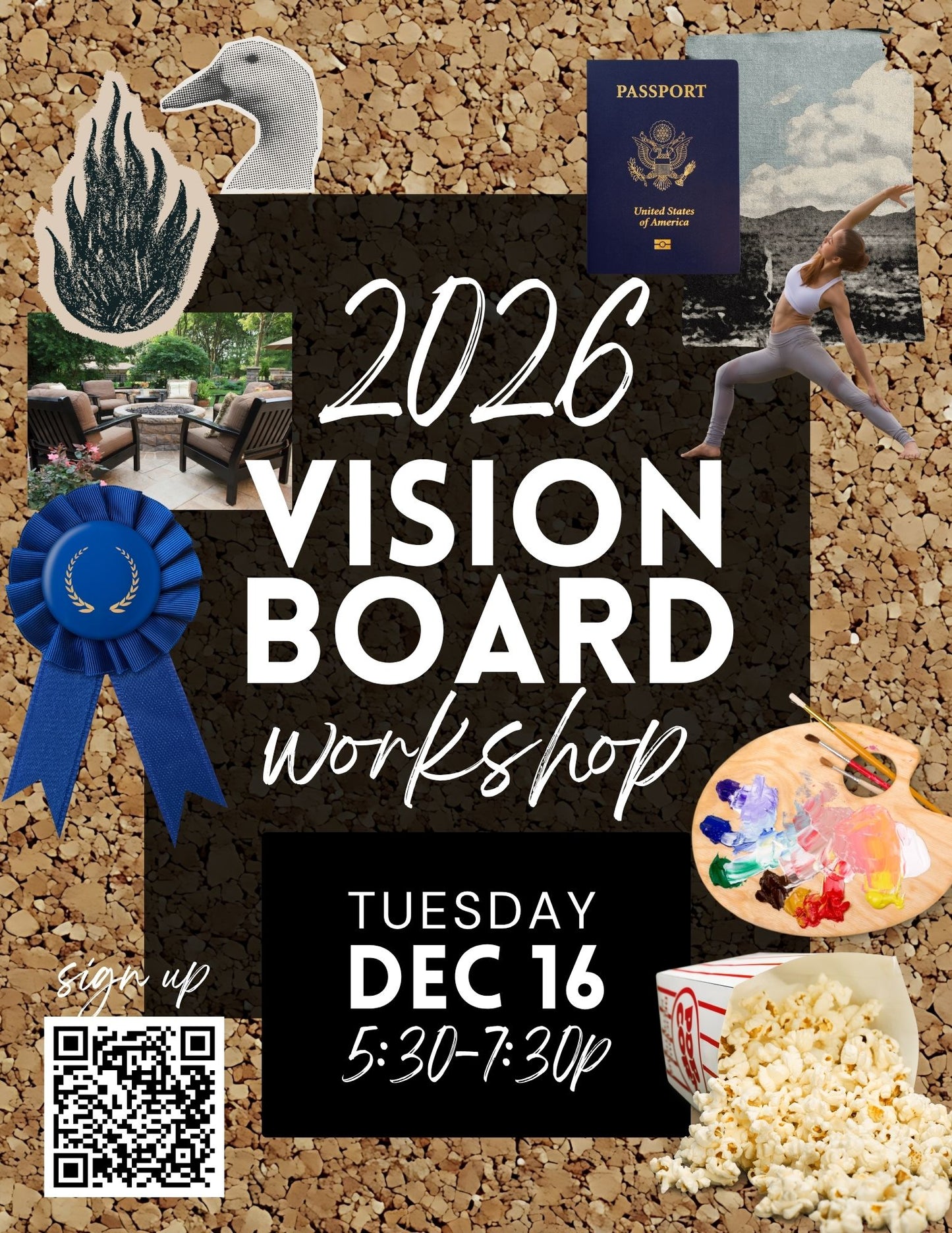 2026 Vision Board Night Workshop - Dec 16