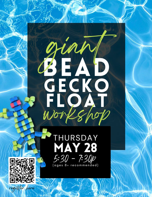 Giant Bead Kandi Gecko Pool Floats - May 28