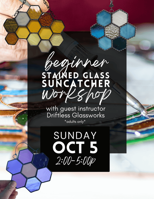 Beginner Stained Glass Workshop - Oct 5