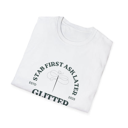 Stab First Glitter Factory DSM Tee