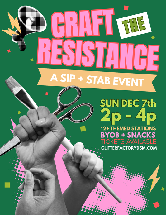 Craft the Resistance - Sip + Stab Craft Event - Dec 7