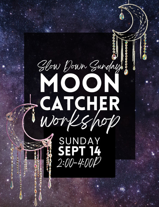 Moon Catcher Wall Hanging - Slow Down Self Care Sunday - Sept 14th