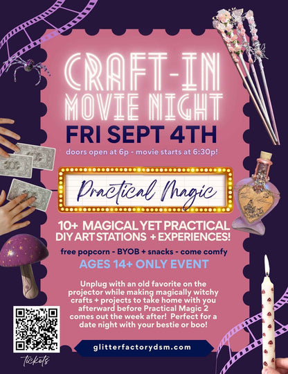 Practical Magic - Craft-In Movie Night - Sept 4