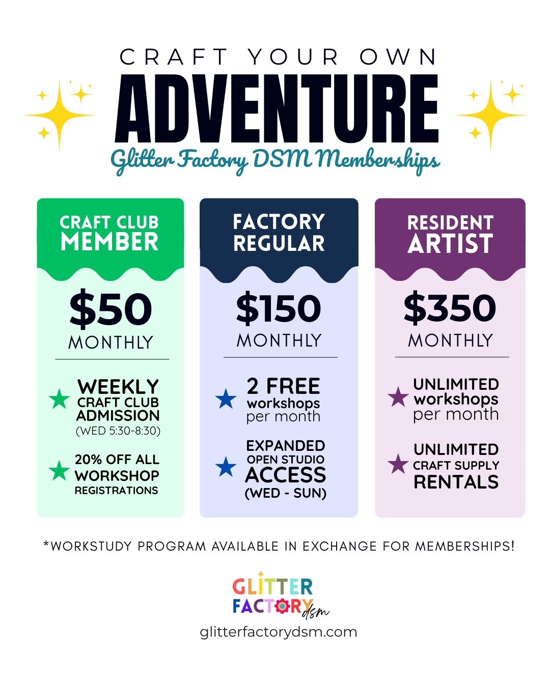 Glitter Factory Membership
