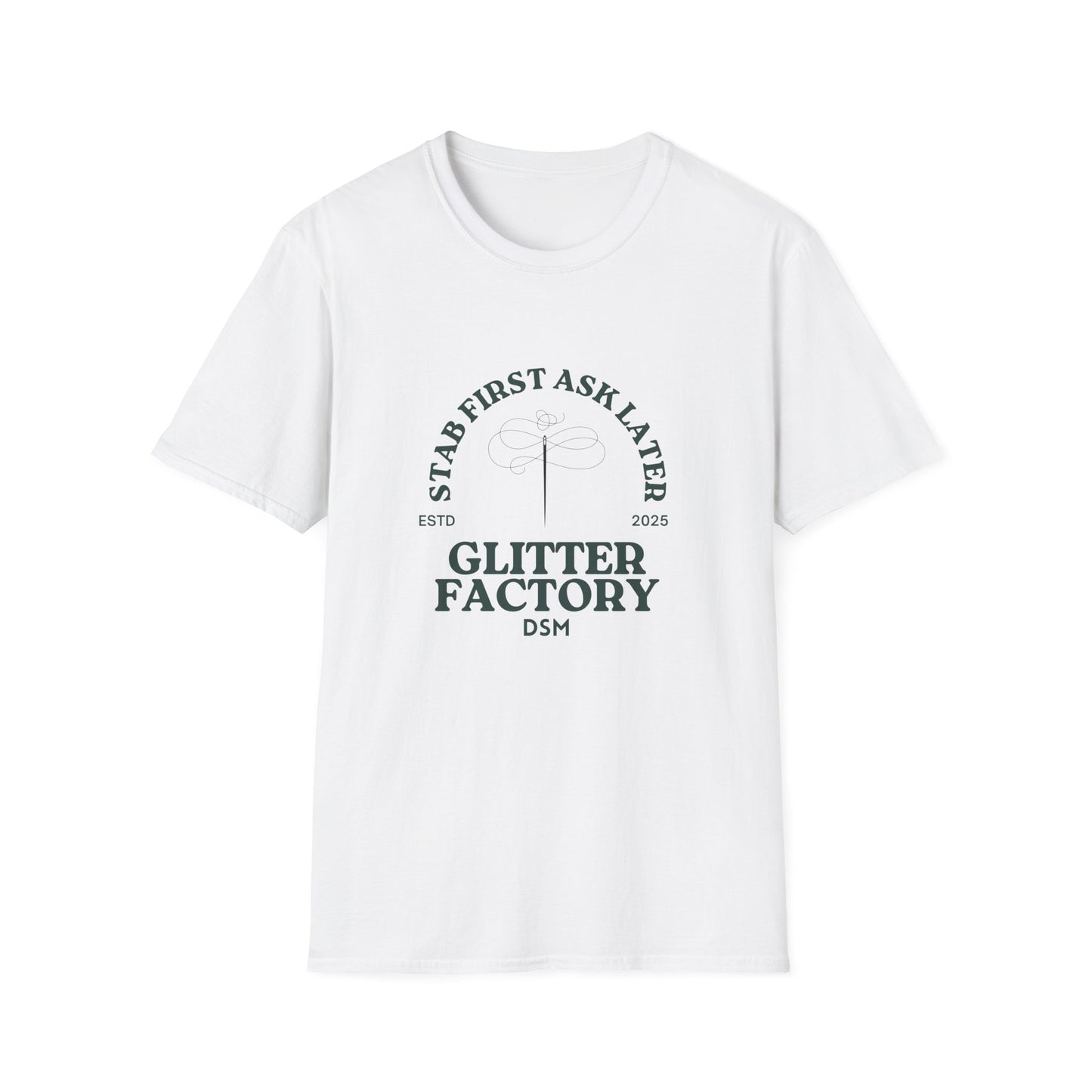 Stab First Glitter Factory DSM Tee