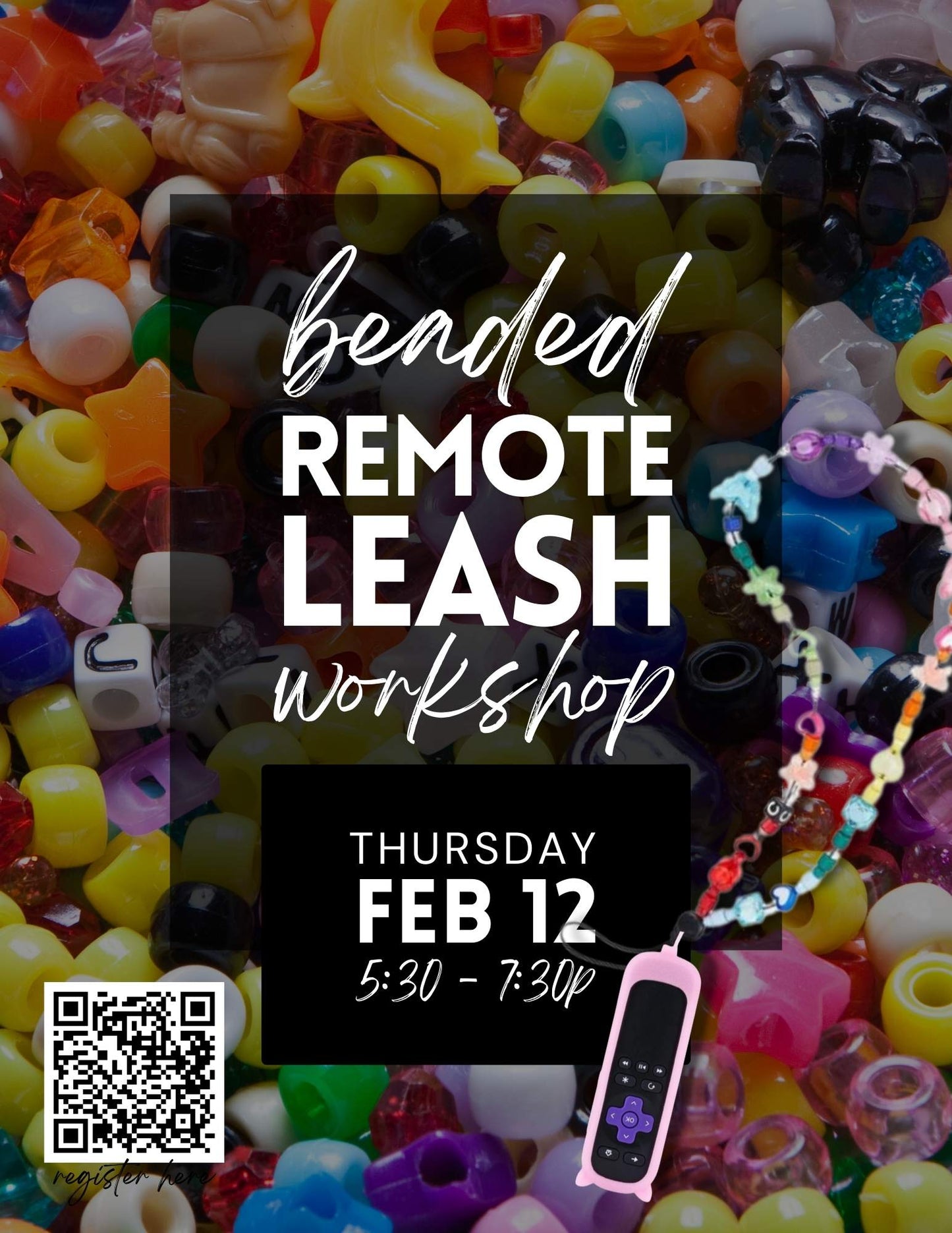 Beaded Remote Leash Workshop - Feb 12