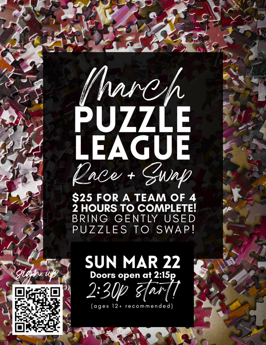 March Puzzle League Race + Swap - March 22